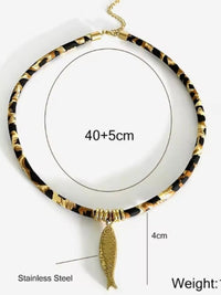 Leopard Print Necklace