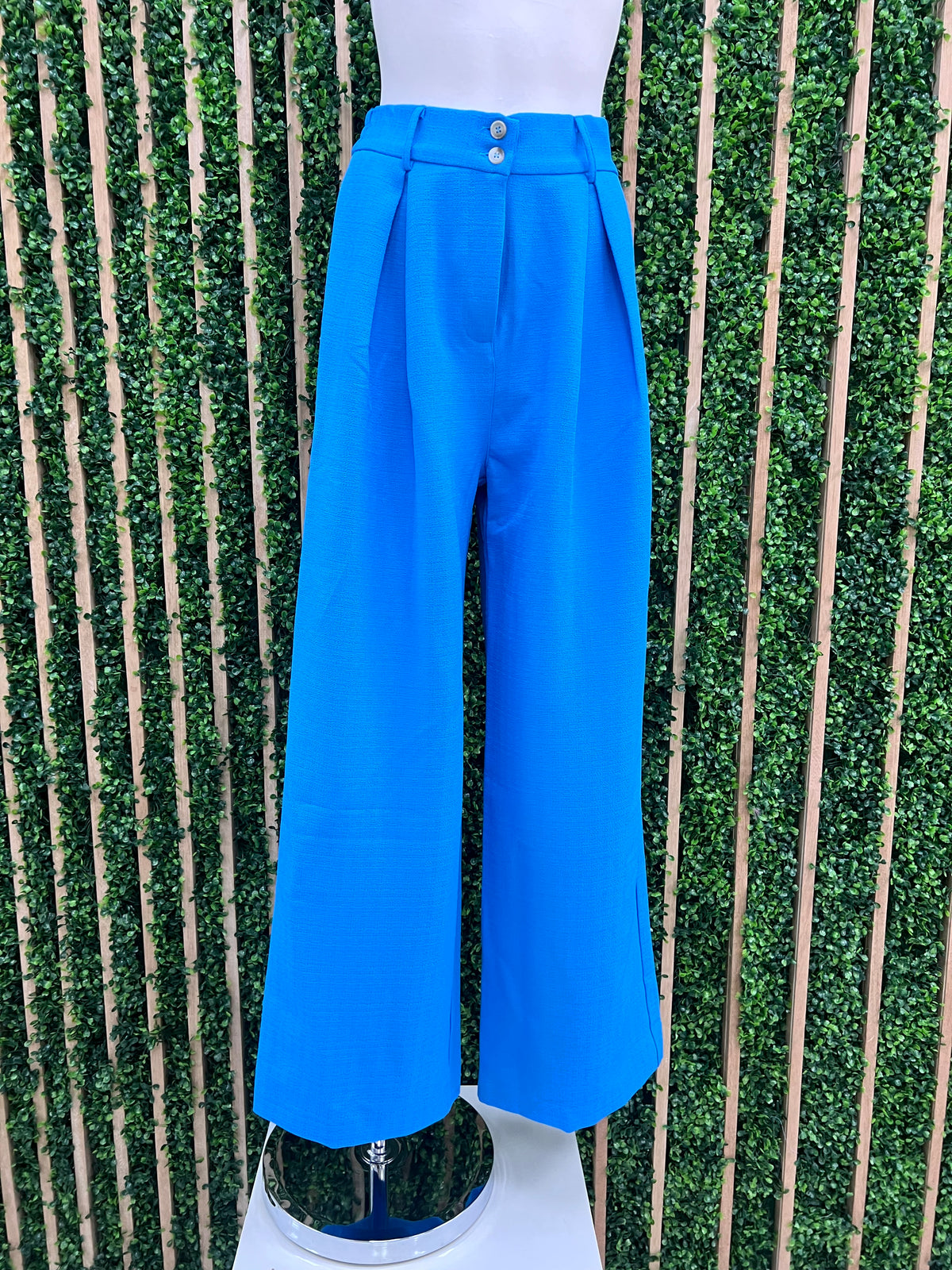 Cerulean Blue Crop Vest