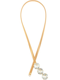 Three Crystal Dressy Belt