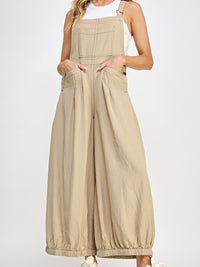 Oyster Linen Jogger Jumpsuit