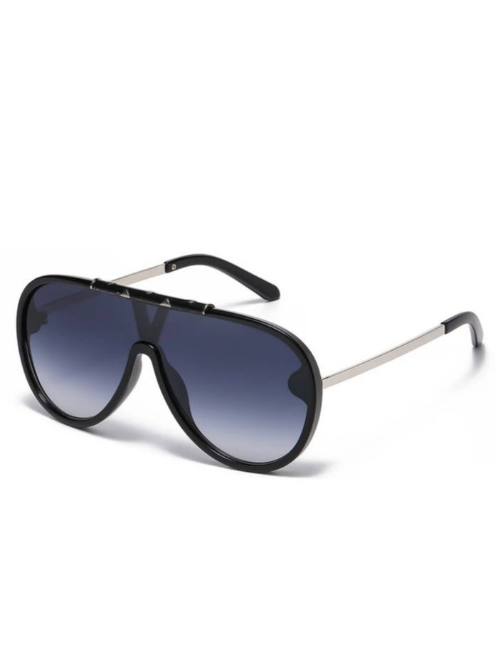 Resin Trim Aviator Sunglasses