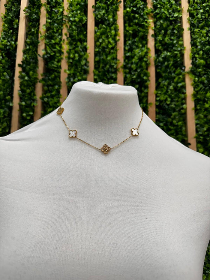 Stainless Steel Clover Necklace