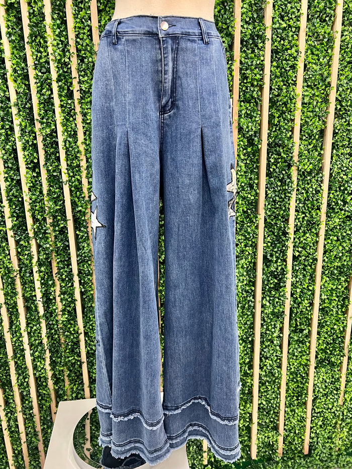 Side Star Detail Denim