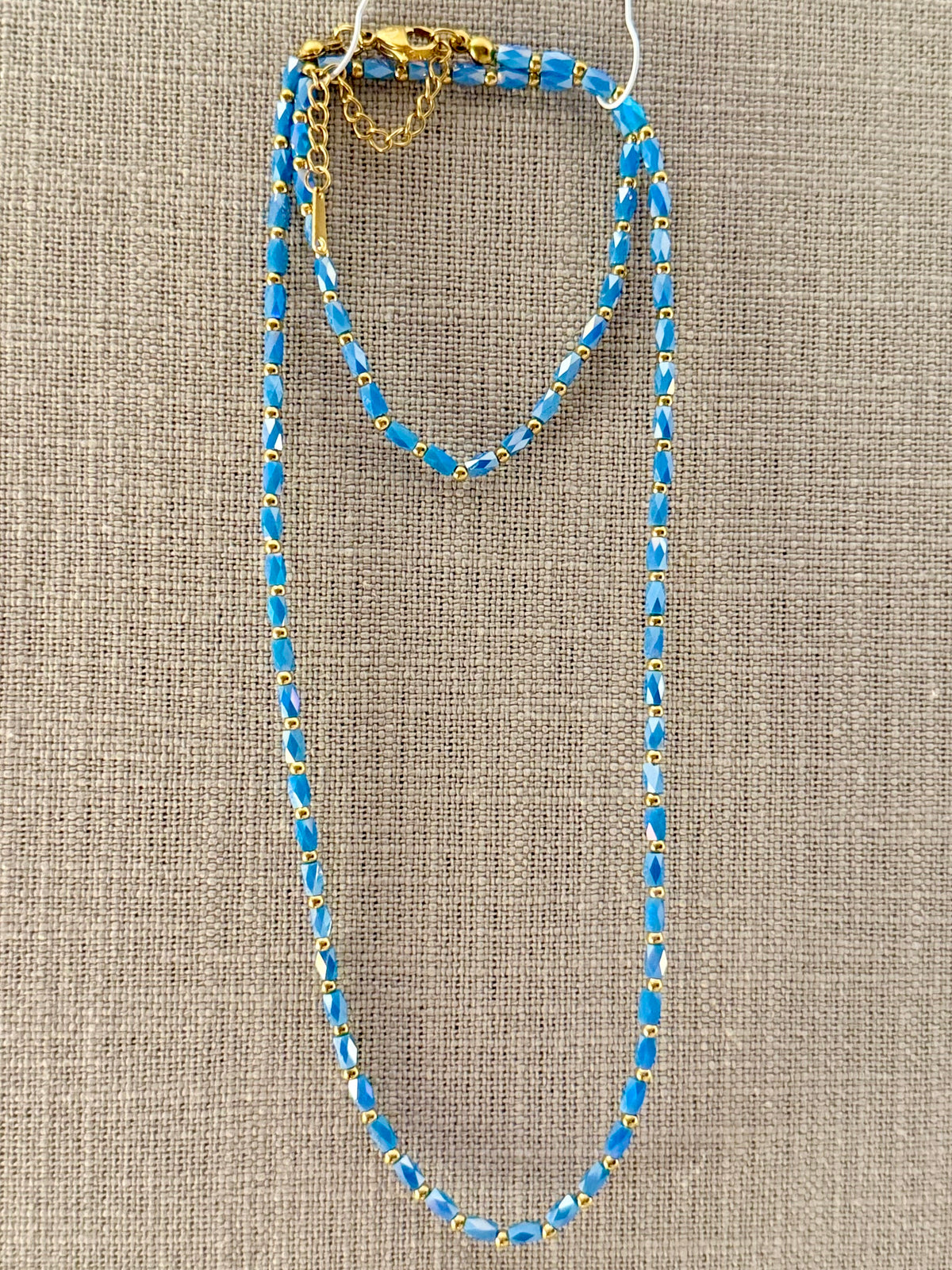 Crystal Beaded Necklace Set