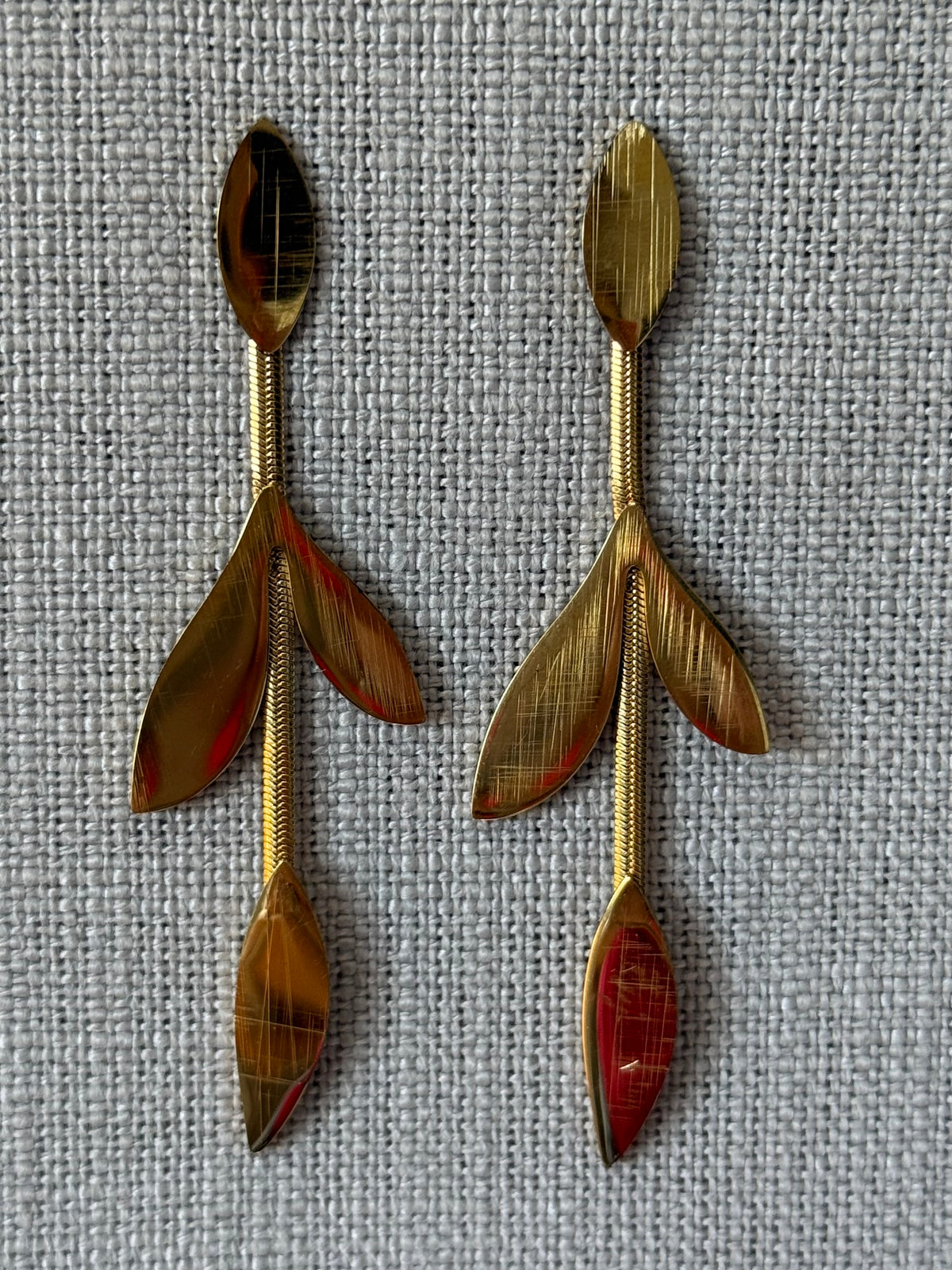 Multi Leaves Stainless Steel Earrings