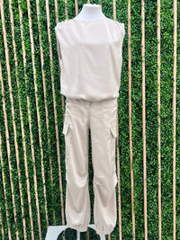 Satin cargo Joggers