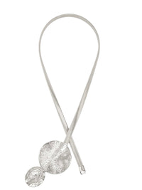 Hammered Metal Double Circle Belt