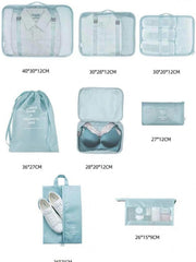 8 Set Travel Storage Bags