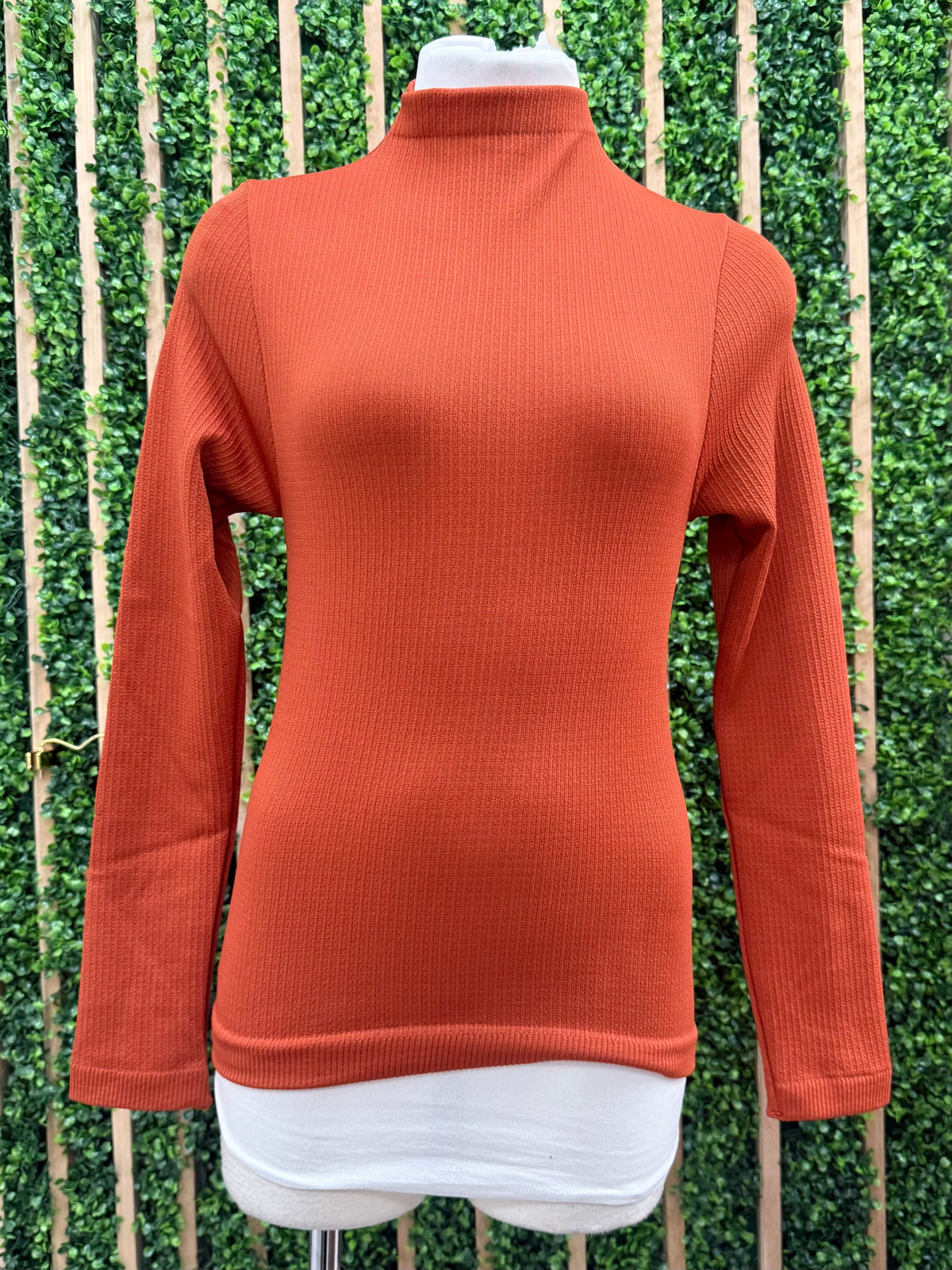 Fleece Mock Neck TOp