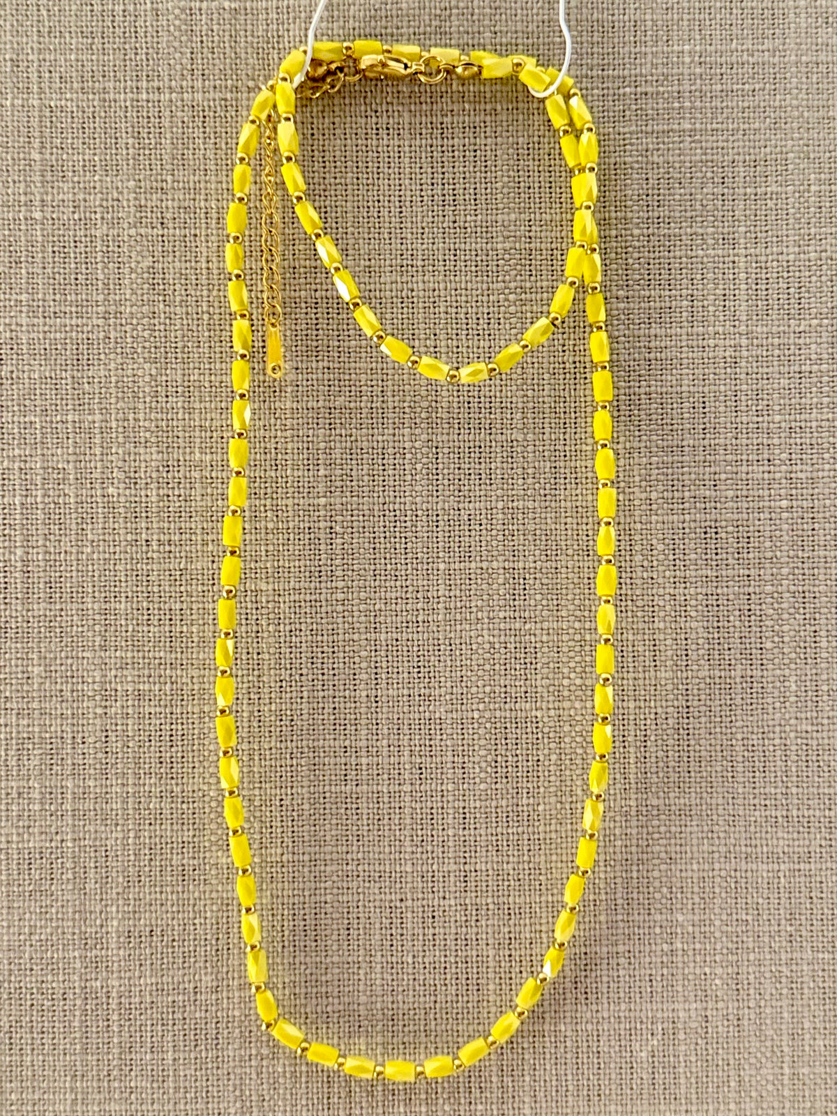 Crystal Beaded Necklace Set