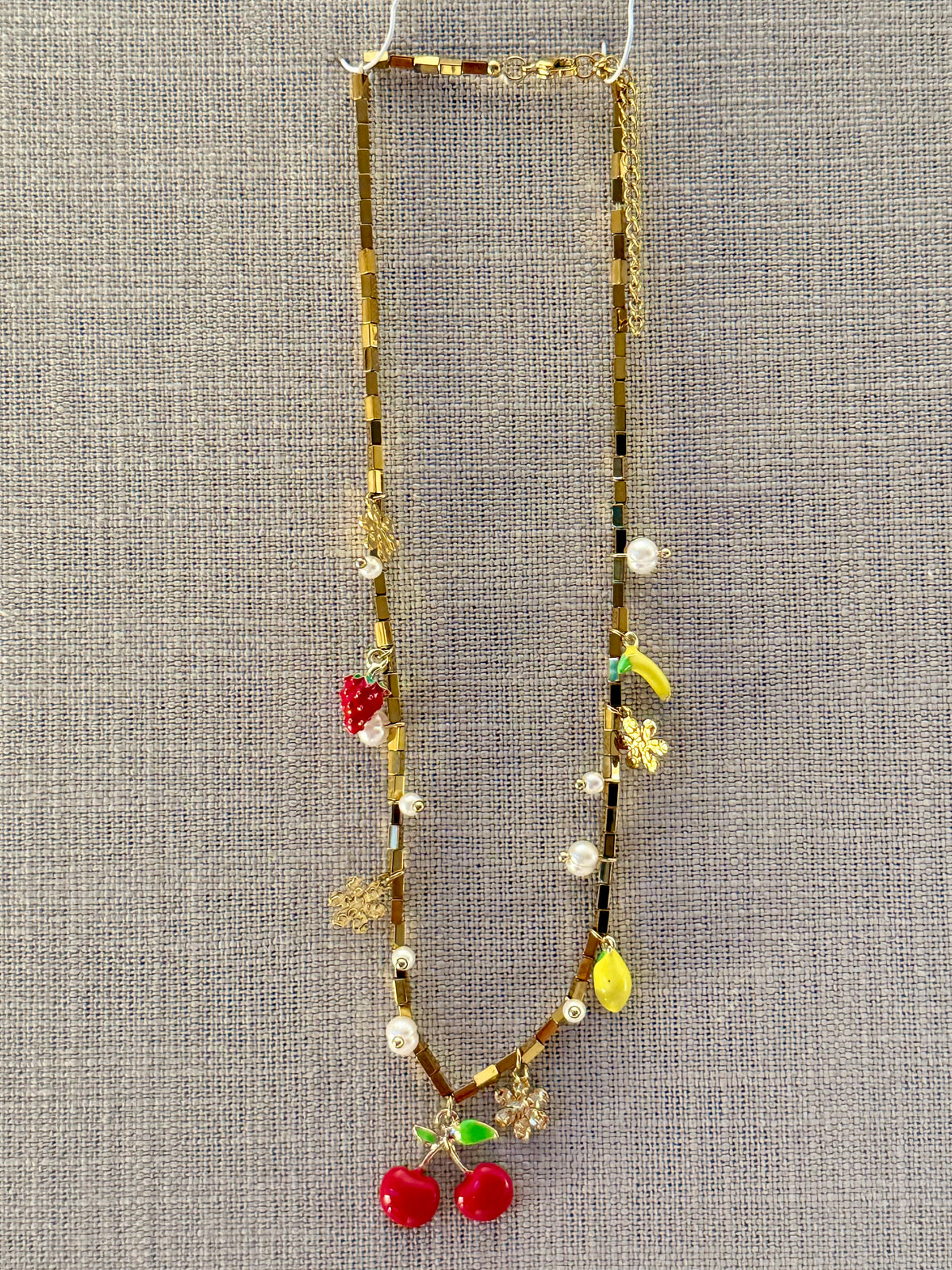 Cherry Fruits Charm Necklace