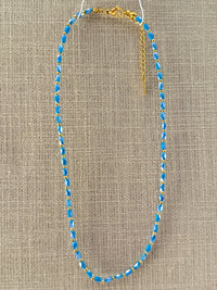 Crystal Beaded Necklace Set