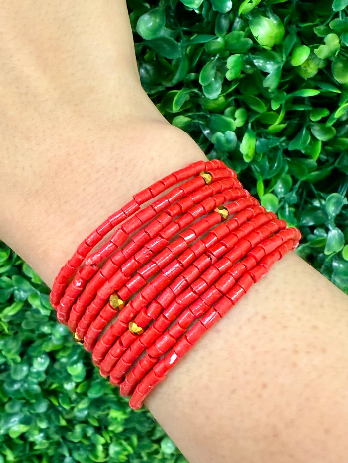 Large Boho Bead Bracelets