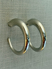 Thick to Thin Stainless Steel Hoop Earrings