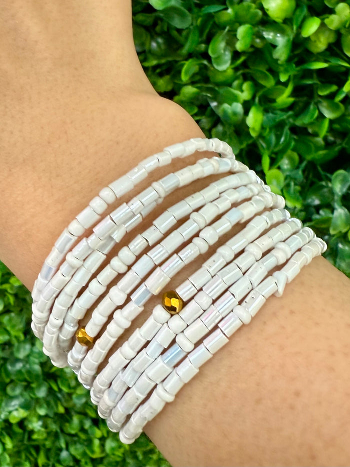 Large Boho Bead Bracelets