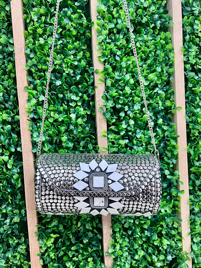 Tubular Studded Crossbody