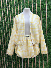 Pastel Plaid Bubble Skirt