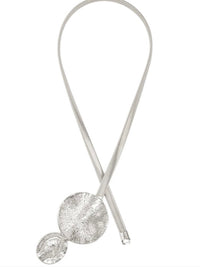 Hammered Metal Double Circle Belt