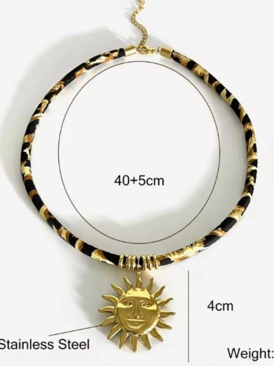 Leopard Print Necklace