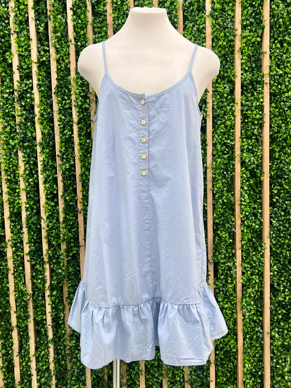 Adjustable Strap Drop Waist Short Dress