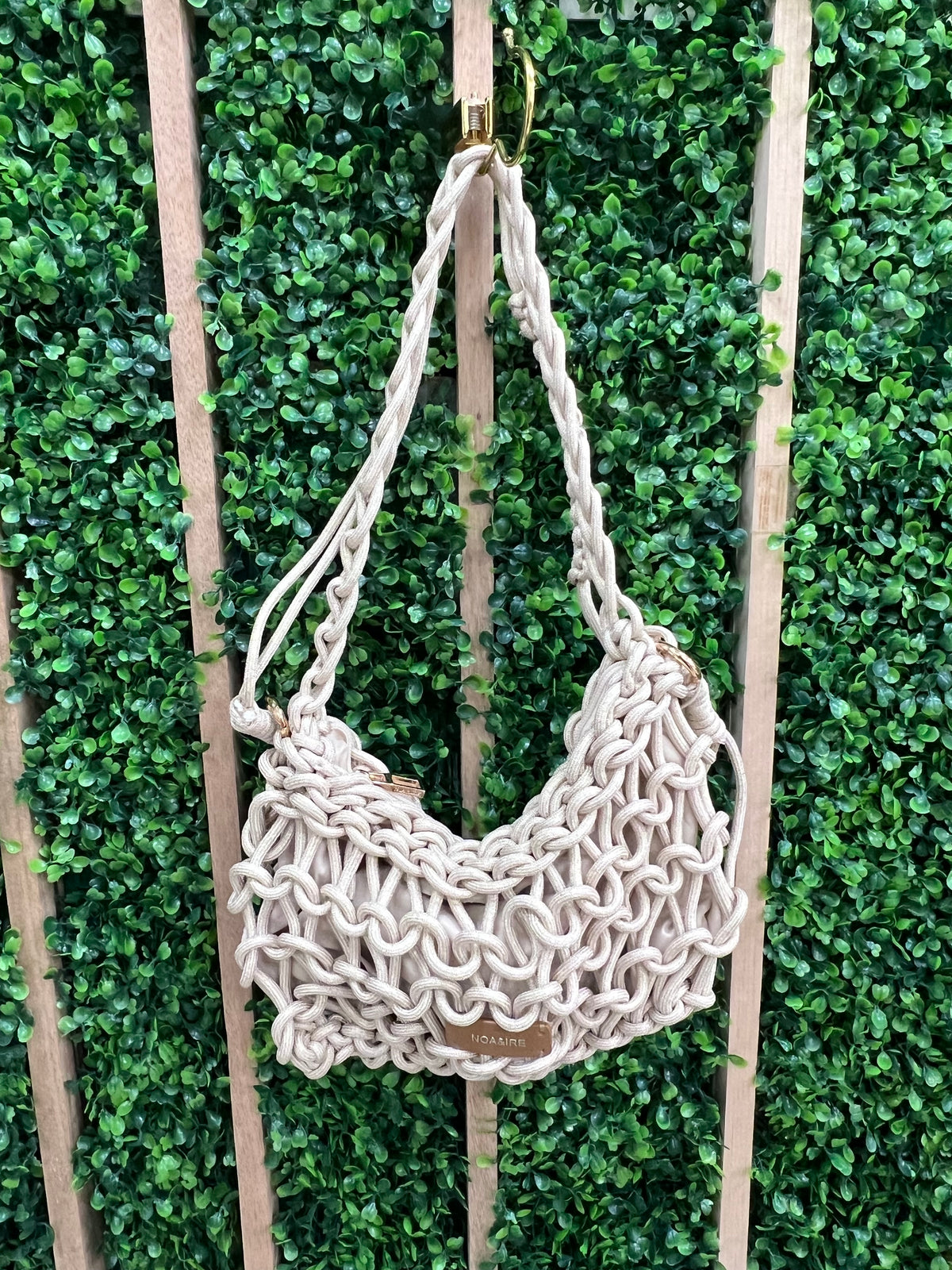 Macrame Braided Crossbody Bag