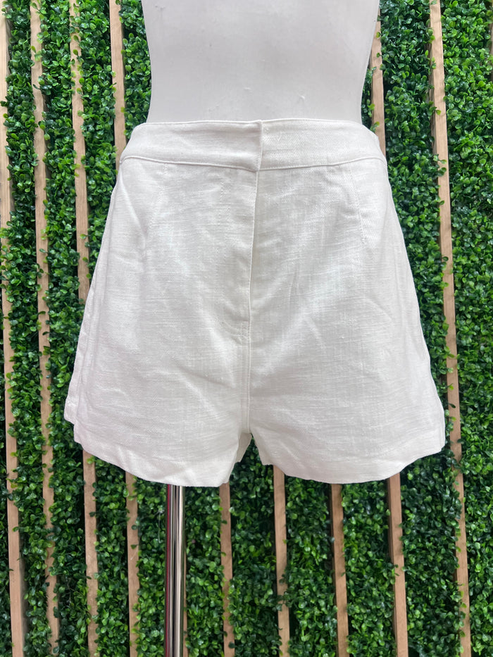 Off Shoulder Fitted Shorts