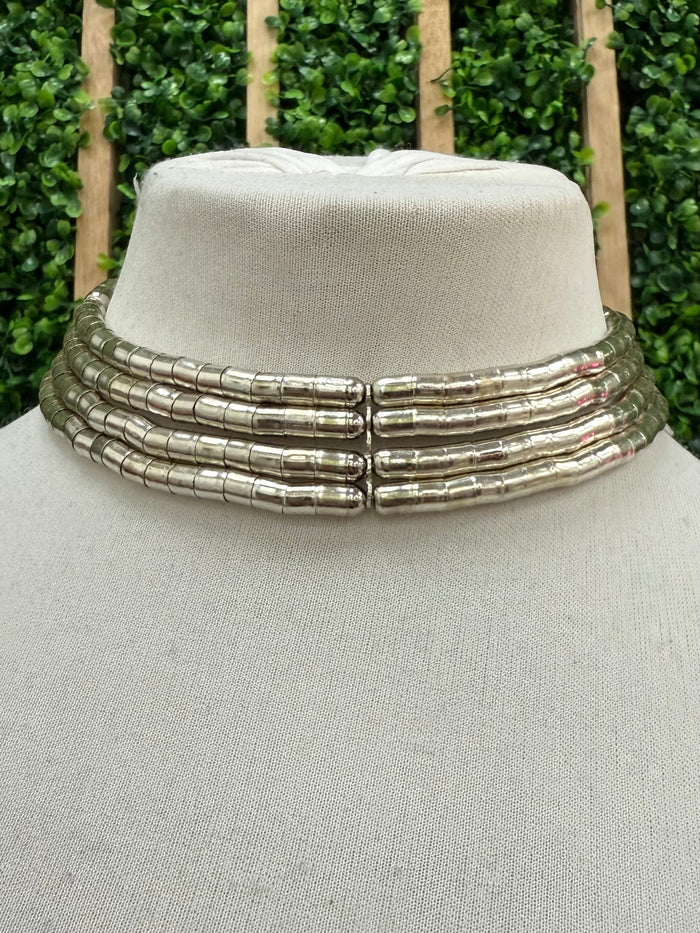 Metallic Tubes Triple Choker