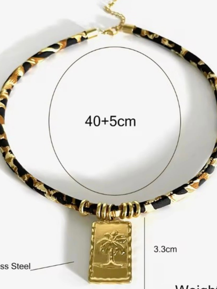 Leopard Print Necklace