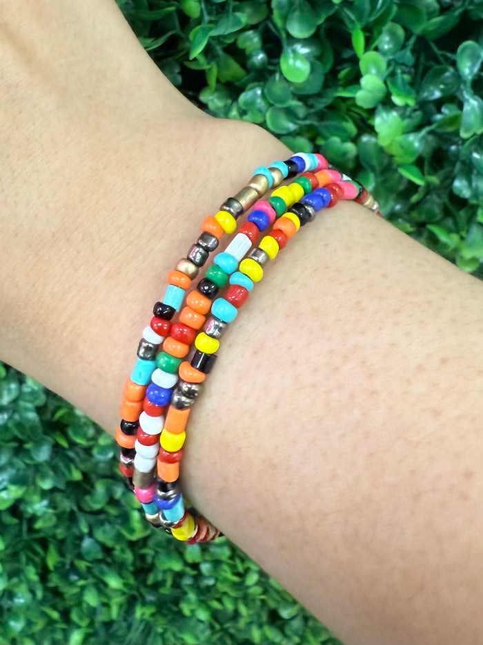 Small Boho Bead Bracelets