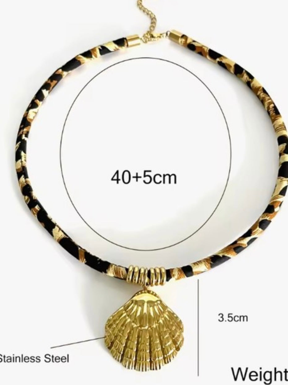 Leopard Print Necklace