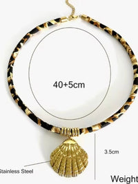 Leopard Print Necklace