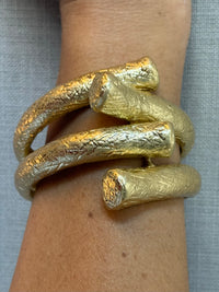 Hammered Four Layer Cuff