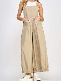 Oyster Linen Jogger Jumpsuit