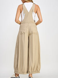 Oyster Linen Jogger Jumpsuit
