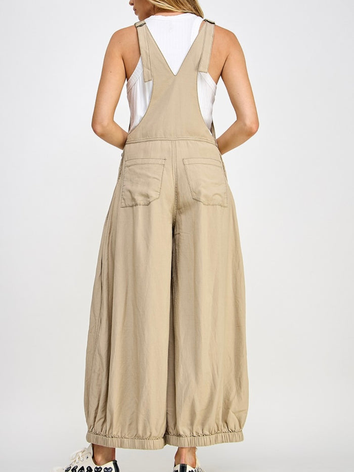 Oyster Linen Jogger Jumpsuit