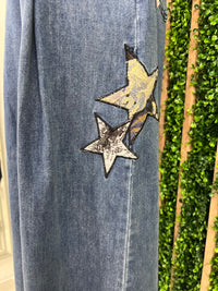Side Star Detail Denim