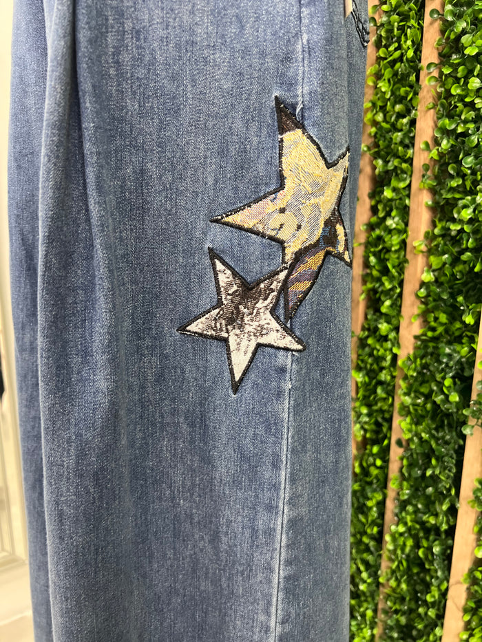 Side Star Detail Denim