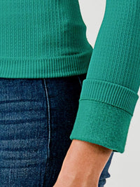 Fleece Mock Neck TOp
