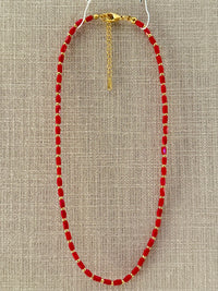 Crystal Beaded Necklace Set