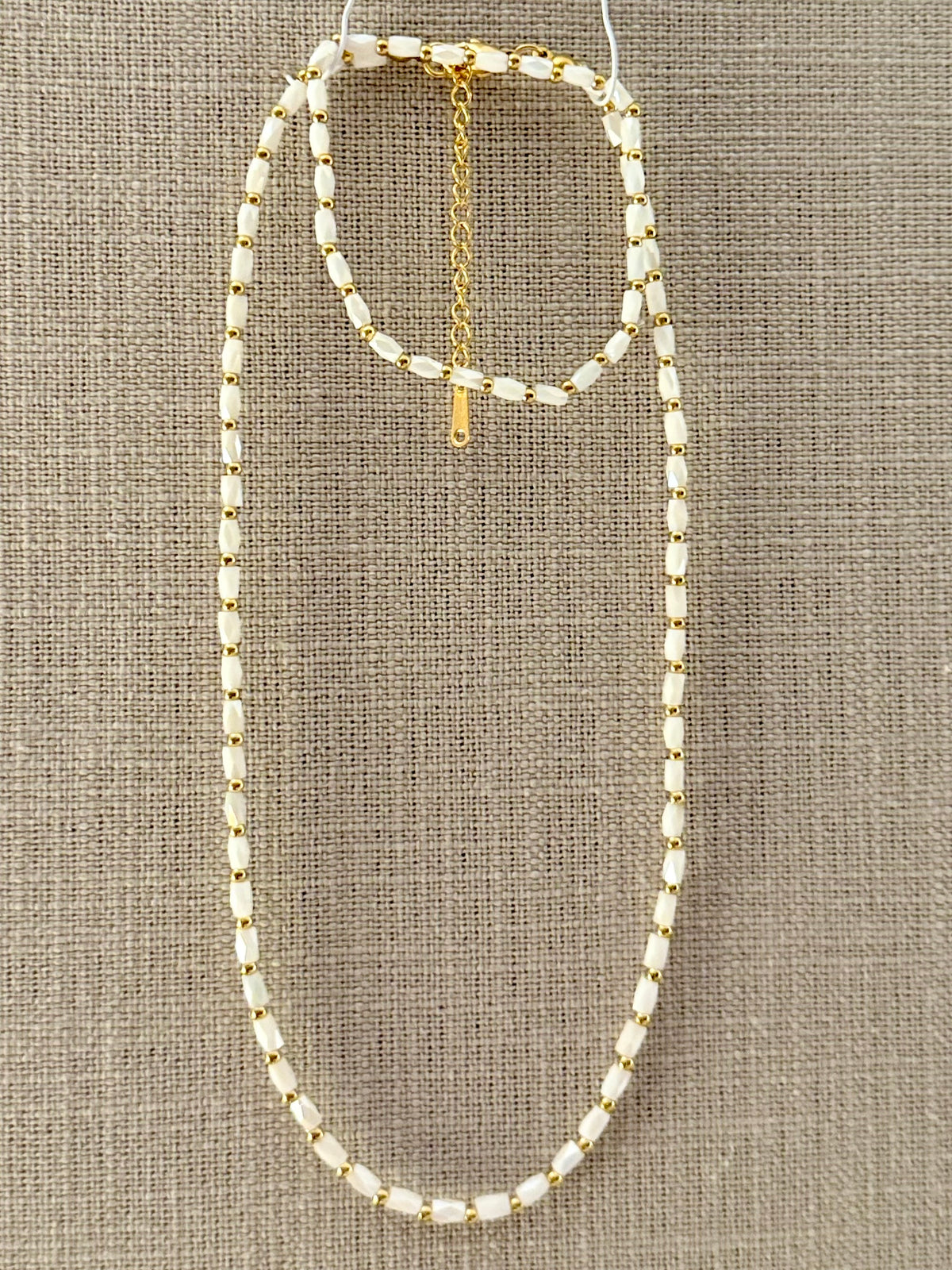 Crystal Beaded Necklace Set