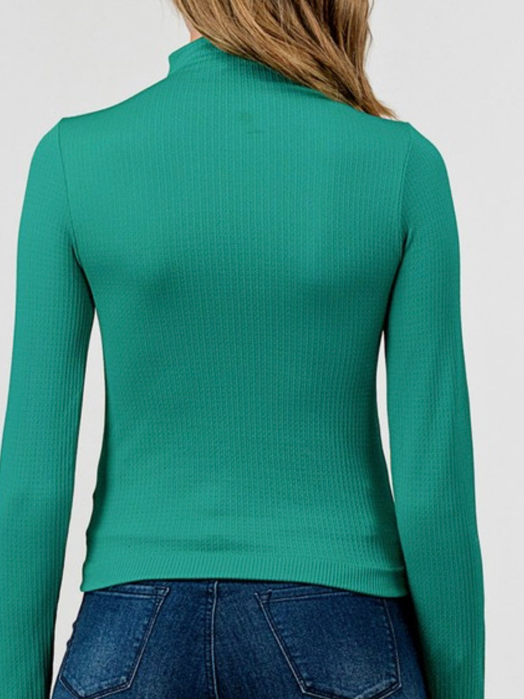 Fleece Mock Neck TOp