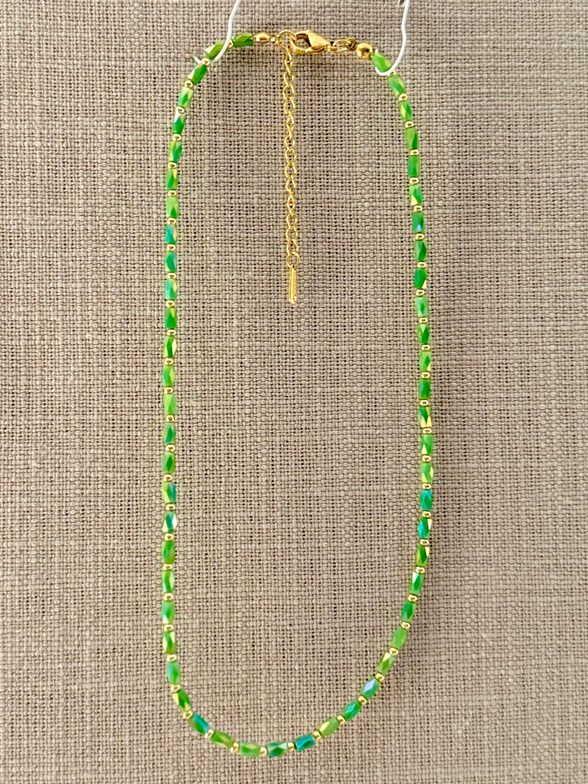 Crystal Beaded Necklace Set