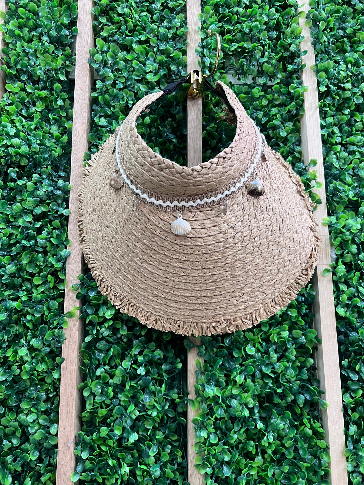 Sea Details Straw Open-Top Wide Brim Hat