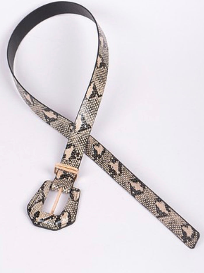 Snakeskin Like Belt