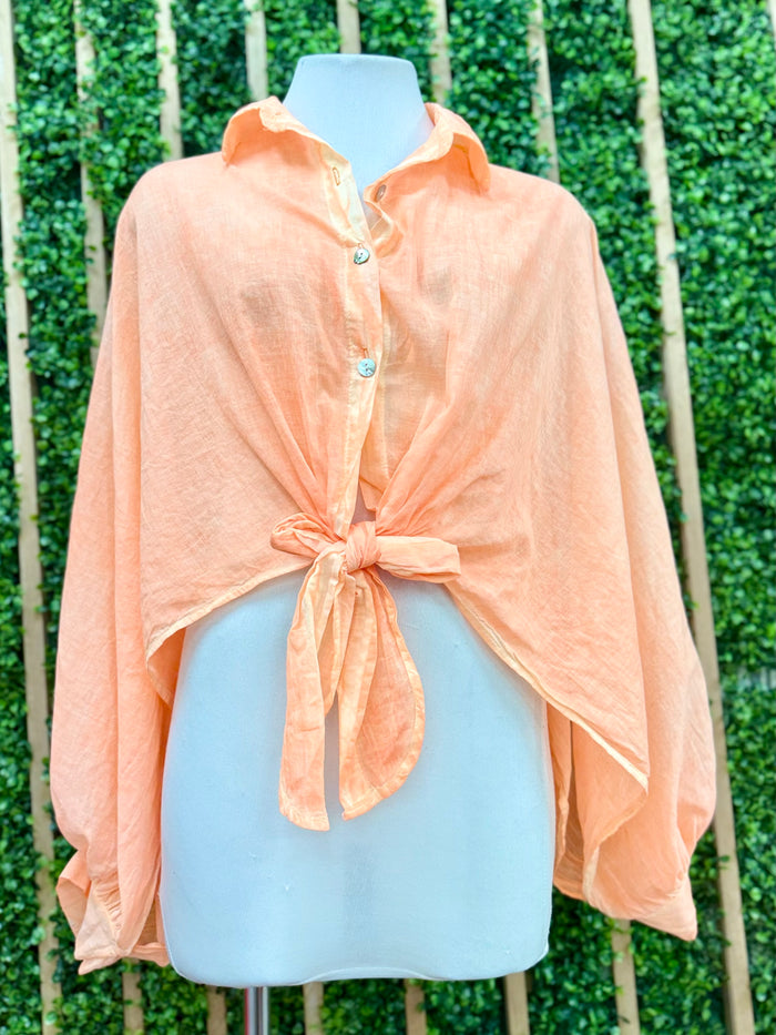 Fluorescent Oversized Blouse