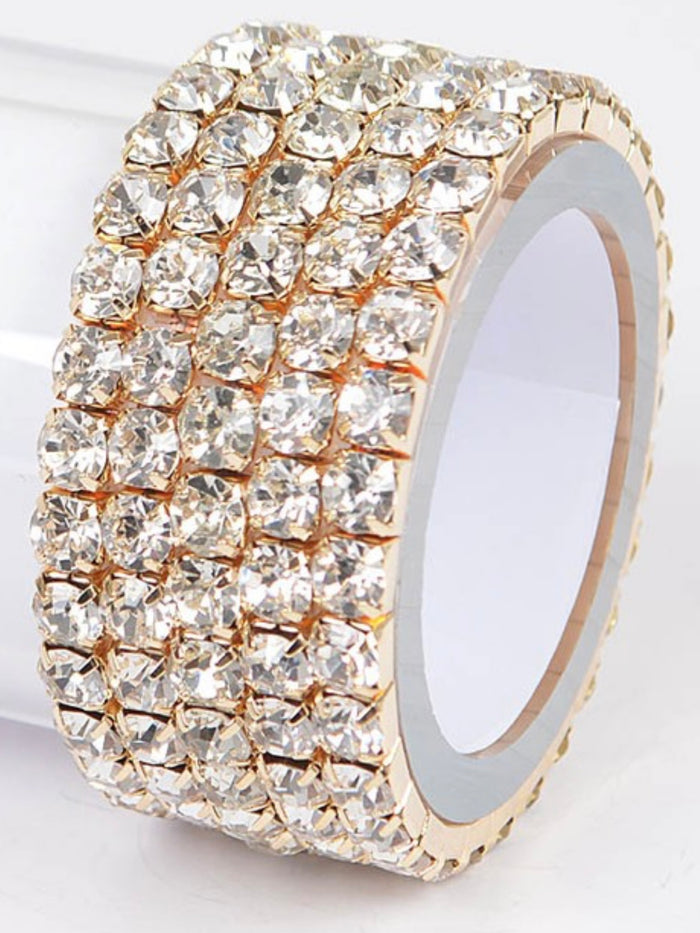 Multi Rhinestone Bracelet Set