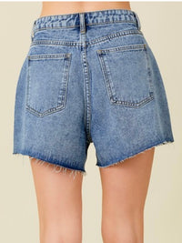 Star Studded Denim Shorts