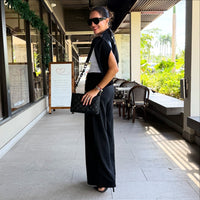 Beautiful Button Detail Knit Pant Set