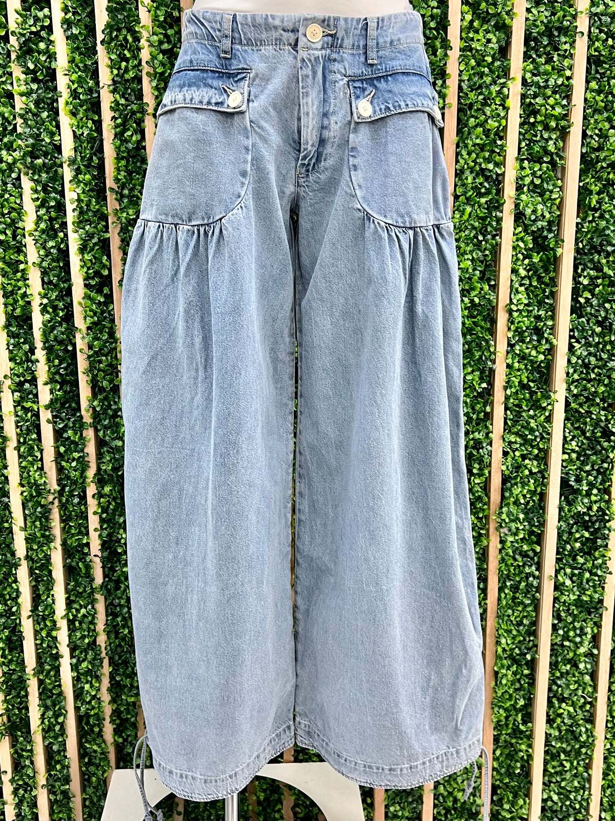 Pocket Detail Denim Jogger