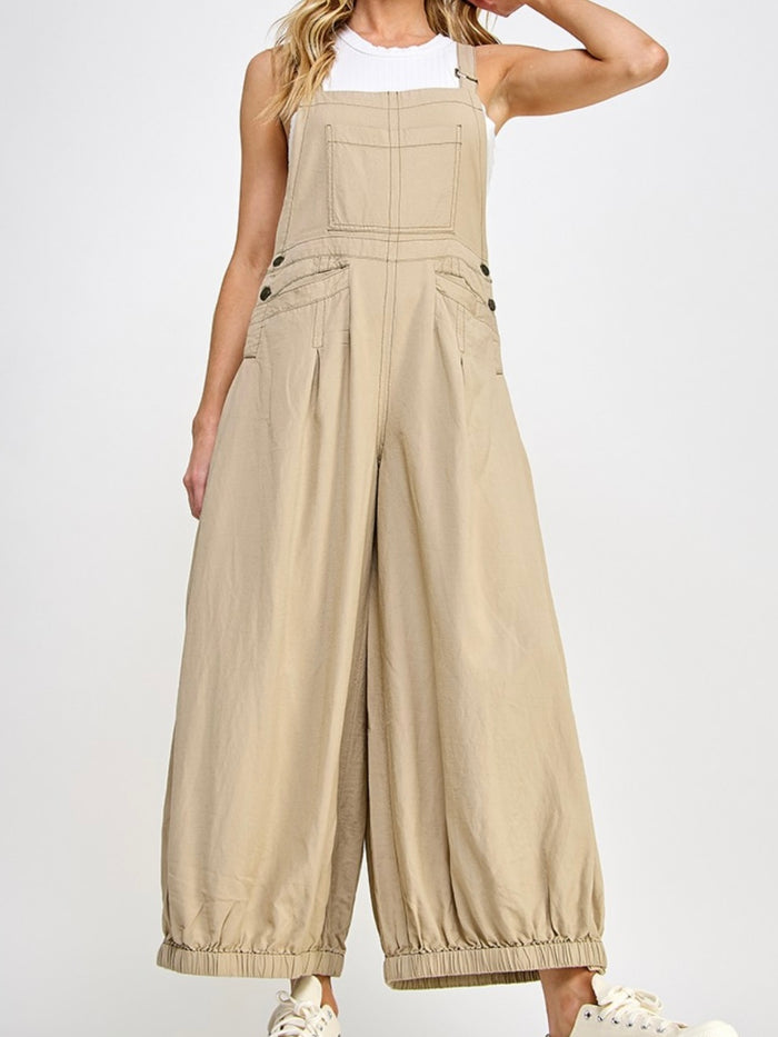 Oyster Linen Jogger Jumpsuit
